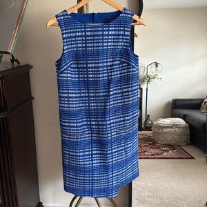 NWT Banana Republic blue & white mini dress - size 2